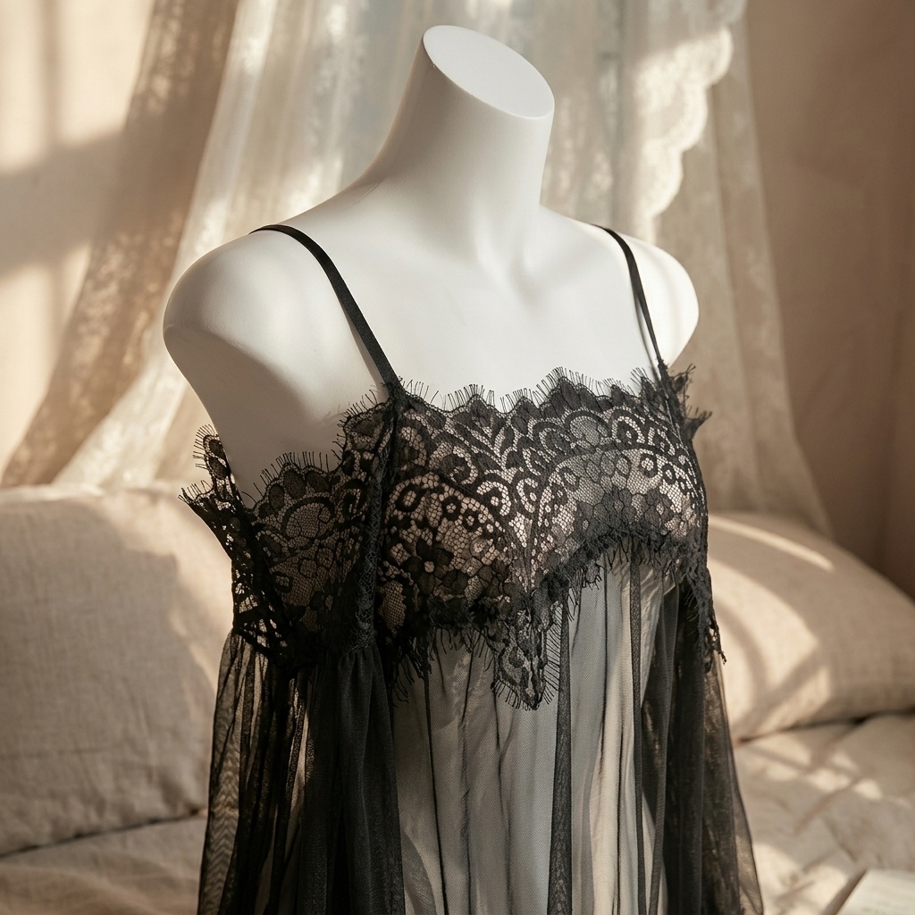 Schwarzes Damen-Babydoll-Desso – Babydoll Chemise Night Bewertung und Preis