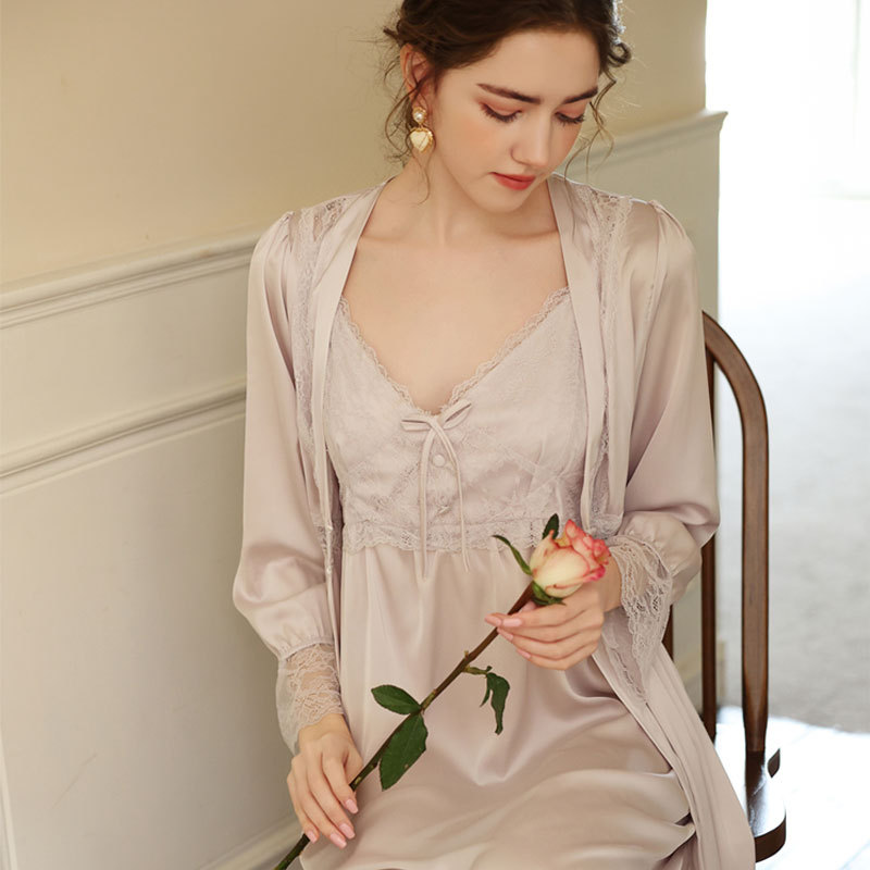 Sexy Spitze Bademantel Frauen  – Robe Silk Women Bewertung und Preis