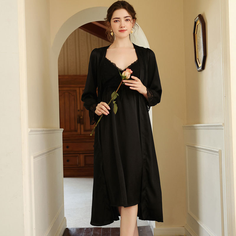 Sexy Spitze Bademantel Frauen  – Robe Silk Women Bewertung und Preis