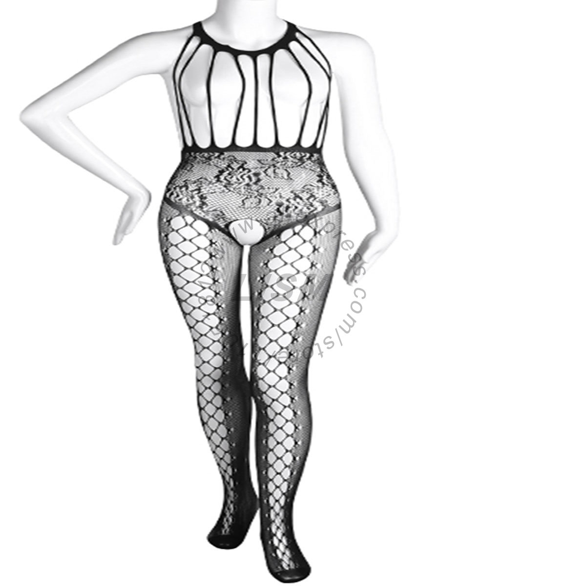 LISM Sexy Neckholder-Bodystock – Bodystocking Fishnet Bewertung und Preis