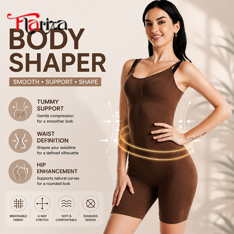Flarixa Damen Nahtloser Body S – Shapewear Bodysuit Firm Bewertung und Preis